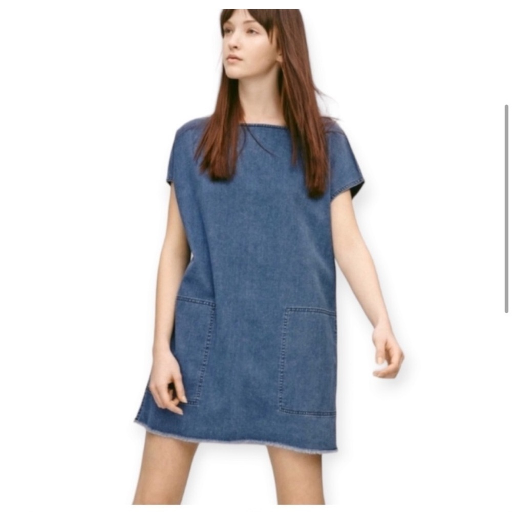 Wilfred Free Nori Denim Dress Small